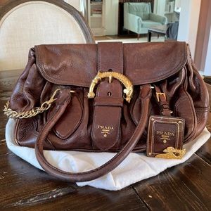 Prada Brown Leather Handbag